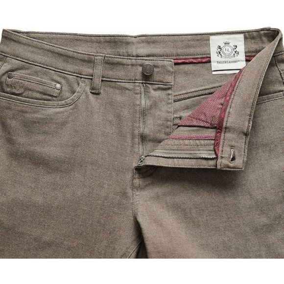 English Laundry Men's 5 Pocket Heavyweight Mid-Rise Jeans Brown - Picture 1 of 7